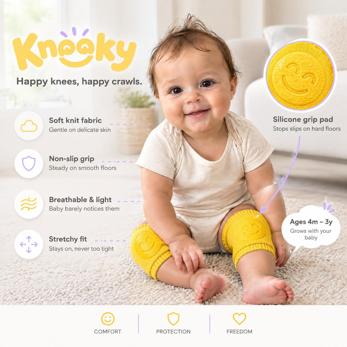 Kneeky™ Baby Knee Pads